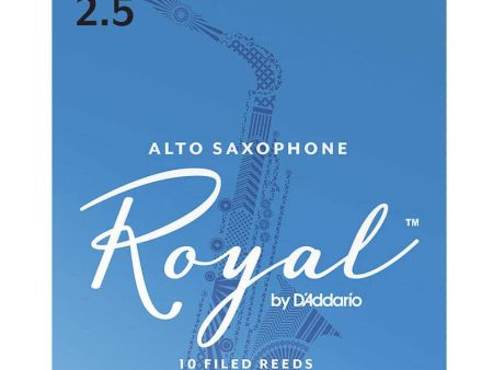 Rico Royal Alto Sax 10 Box #2.5 Strength For Cheap