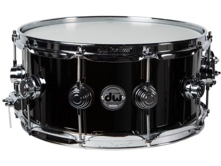 Drum Workshop Black Nickel Over Brass 6.5x14 Snare Drum Discount