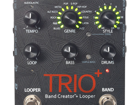 Digitech Trio Plus Band Creator and Looper Pedal Online Sale