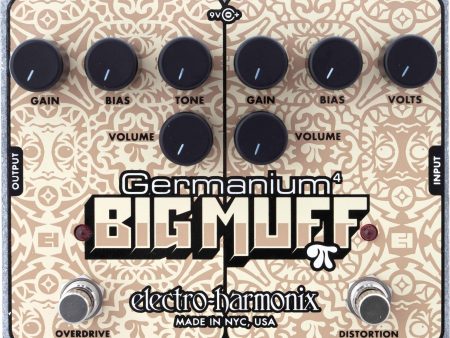 Electro Harmonix Germanium 4 Big Muff Pi Overdrive Distortion Guitar Pedal Online Hot Sale