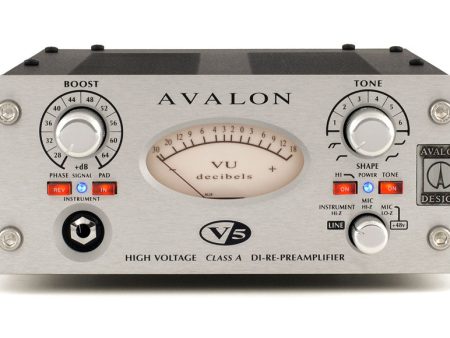 Avalon V5 Pure Class A DI-RE-Microphone Preamplifier Online now