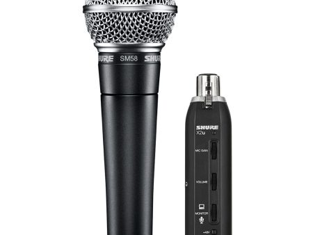 Shure SM58X2U Cardioid Dynamic Microphone with Signal Adaptor For Discount