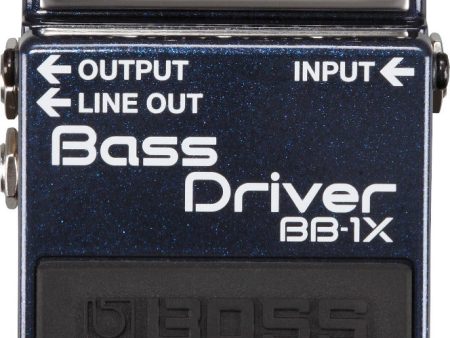 Boss BB-1X Bass Driver Effects Pedal Fashion