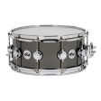 Drum Workshop 5.5X14 Snare Drum Black Nickel over Brass with Chrome Hardware Hot on Sale