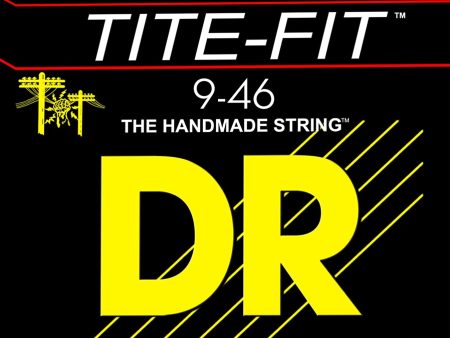 DR Strings LH-9 9-46 Tite-Fit Electric Guitar Strings Online now