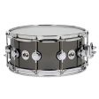 Drum Workshop 5.5X14 Snare Drum Black Nickel over Brass with Chrome Hardware Hot on Sale