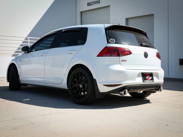 aFe MACH Force-Xp 3in to 2-1 2in Stainless Steel Axle-Back Exhaust - 15-17 Volkswagen GTI Cheap