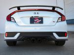 aFe Takeda 2.5in 304SS Cat-Back Exhaust System 17-20 Honda Civic SI Coupe L4-1.5L (t) - BL Flame Tip Hot on Sale