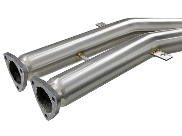 aFe MACH Force-Xp 2.5in 304 SS Cat-Back Exhaust w  Polished Tips 01-06 BMW M3 Fashion