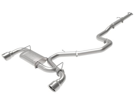 aFe Takeda Exhaust Cat-Back 19-20 Hyundai Veloster N 304SS Polished Dual Tips Exhaust Fashion