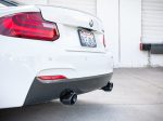 aFe MACH ForceXP 3IN to 2.5IN 304SS Cat-Back Exhaust System w  Black Tips 14-16 BMW M235i (F22 23) For Cheap