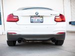 aFe MACH ForceXP 3IN to 2.5IN 304SS Cat-Back Exhaust System w  Black Tips 14-16 BMW M235i (F22 23) For Cheap