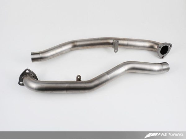 AWE Tuning Porsche 997.2 Performance Cross Over Pipes Fashion