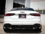 aFe 18-20 Audi RS5 Coupe MACH Force-Xp 3in to 2.5in 304 SS Axle-Back Exhaust System-Quad Carbon Tips For Sale