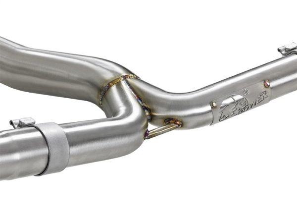 aFe Takeda 3in SS Exhaust Cat-Back 15-16 Subaru WRX STI 2.0L 2.5L Polished Tips Online now