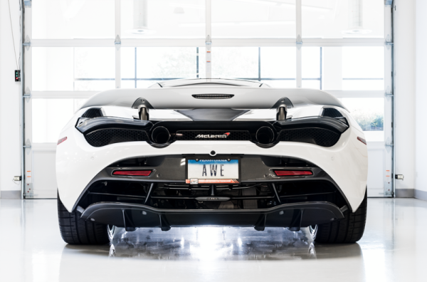 AWE Tuning McLaren 720S Performance Exhaust - Diamond Black Tips Supply