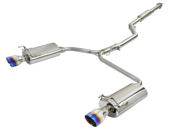 aFe Takeda 2.5-1.75in 304 SS Cat-Back Exhaust System 13-17 Honda Accord LX   EX   EX-L L4-2.4L Fashion