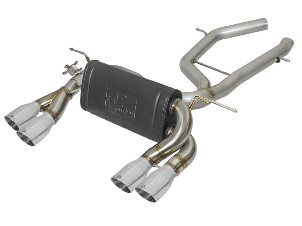 aFe MACH Force-Xp 2-1 2in SS Axle Back Exhaust w Polished Tips 15+ BMW M3 M4 (F80 F82) L6 3.0L (tt) Hot on Sale