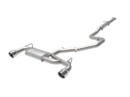 aFe Power Cat Back Exhaust - 19-20 Hyundai Veloster N L4-2.0L (t) w  Polished Tips Discount