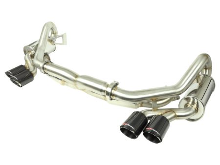 aFe MACHForce XP 12-16 Porsche 911 Carrera H6-3.8L SS-304 Cat-Back Exhaust w Carbon Fiber Tips Online Sale