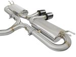 aFe Takeda 3in 304 SS Cat-Back Exhaust w  Dual Center Black Tips 17+ Honda Civic Si (2dr) I4 1.5L For Sale