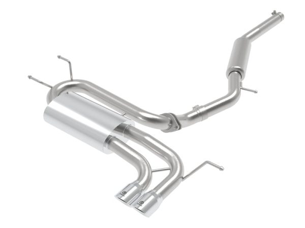 aFe Takeda 2-1 2in SS-304 Cat-Back Exhausts w  Polished Tip 16-19 Mazda MX-5 Miata ND 2.0T Supply