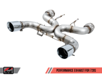 AWE Tuning McLaren 720S Performance Exhaust - Chrome Silver Tips Online Sale