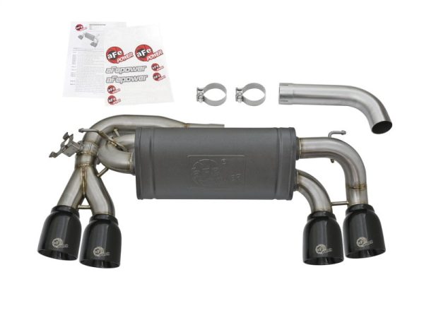 aFe MACHForce XP 3in - 2 1 2in Axle Back 304SS Exhaust w  Black Tips 16-17 BMW M2 (f87) Online now