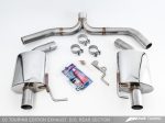 AWE Tuning VW CC Touring Edition Exhaust Dual Outlet - Diamond Black Tips Fashion