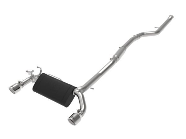 aFe MACHForce XP 3in to 2.5in 304 SS Cat-Back Exhaust w  Polished Tips 14-16 BMW M235i Online Sale