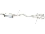 aFe MACHForce XP 2-1 2in SS-304 Cat-Back Exhausts w  Polished Dual Tips 2008 VW Golf R32 V6-3.2L MKV Sale