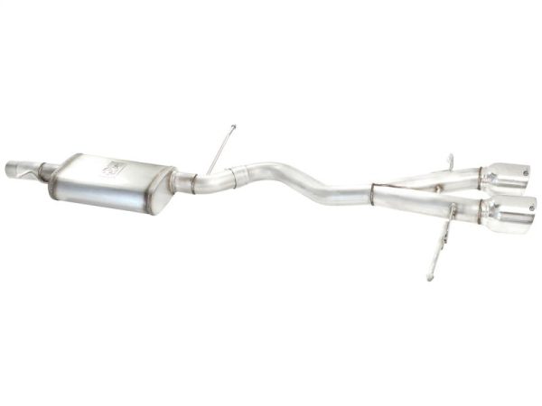 aFe MACHForce XP 2-1 2in SS-304 Cat-Back Exhausts w  Polished Dual Tips 2008 VW Golf R32 V6-3.2L MKV Sale