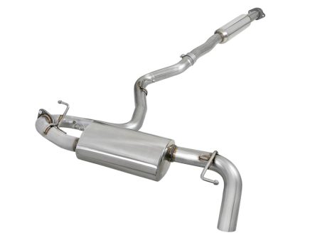 aFe POWER Takeda 2.5in 304 SS Cat-Back Exhaust System Subaru Crosstrek 18-19 H4-2.0L Online Sale