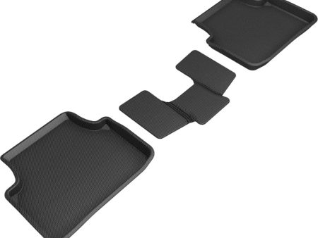 3D MAXpider 2019-2019 Volkswagen Jetta Kagu 2nd Row Floormats - Black For Sale