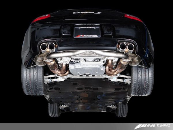 AWE Tuning Porsche 997.2 Performance Cross Over Pipes Fashion