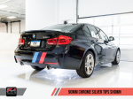 AWE Tuning BMW F3X 340i Touring Edition Axle-Back Exhaust - Chrome Silver Tips (90mm) Hot on Sale