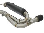 aFe MACHForce XP 16-17 BMW 340i iX 440i iX L6-3.0L (t) SS Axle-Back Exhaust w Black Tip Supply