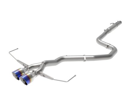 aFe Takeda Exhaust Cat-Back 19-20 Hyundai Veloster 304SS Blue Flame Dual Tips Exhaust Online Sale