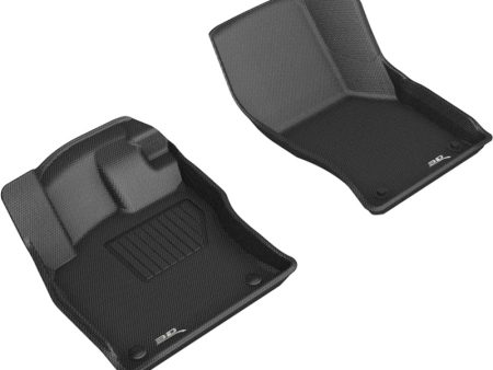 3D MAXpider 2019-2019 Volkswagen Jetta Kagu 1st Row Floormat - Black For Discount