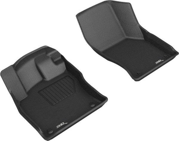 3D MAXpider 2019-2019 Volkswagen Jetta Kagu 1st Row Floormat - Black For Discount