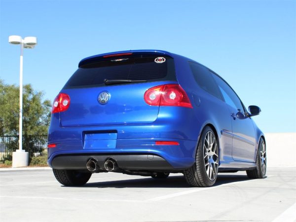 aFe MACHForce XP 2-1 2in SS-304 Cat-Back Exhausts w  Polished Dual Tips 2008 VW Golf R32 V6-3.2L MKV Sale