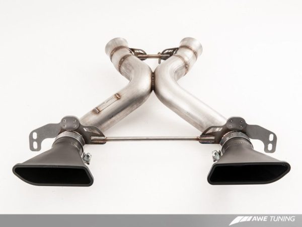 AWE Tuning McLaren 650S Performance Exhaust - Black Tips Online