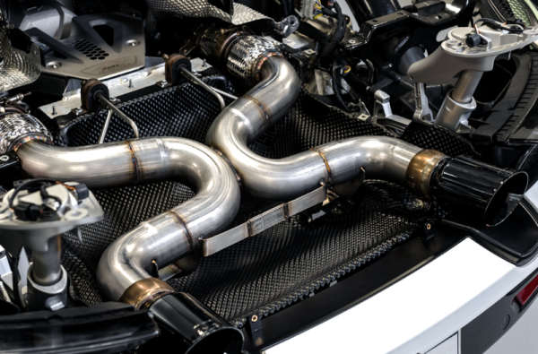 AWE Tuning McLaren 720S Performance Exhaust - Diamond Black Tips Supply