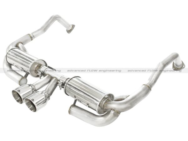 aFe ELITE 05-12 Porsche Boxster S (987.1-987.2) H6 3.4L 304SS Dual Cat-Back w Dual Polished Tip Exht Online now