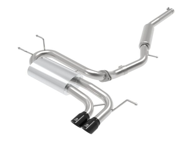 aFe Takeda 2-1 2in SS-304 Cat-Back Exhausts w  Black Tip 16-19 Mazda MX-5 Miata ND 2.0T Sale