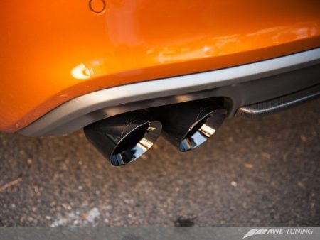 AWE Tuning Audi B8.5 S5 3.0T Track Edition Exhaust - Diamond Black Tips (90mm) Hot on Sale