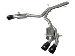 aFe 18-20 Audi RS5 Coupe MACH Force-Xp 3in to 2.5in 304 SS Axle-Back Exhaust System (Quad Black Tip) Sale