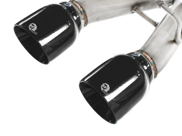 aFe MACHForce XP Exhaust 304SS Cat-Back w  BlackTips 2008 VW Golf R32 V5 3.2L Online now