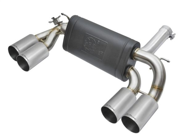 aFe MACHForce XP 3in - 2 1 2in Axle Back 304SS Exhaust w  Polished Tips 16-17 BMW M2 (f87) Sale