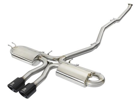 aFe Takeda 3in 304 SS Cat-Back Exhaust System w  Black Tips 2017+ Honda Civic Si (4dr) I4 1.5L (t) Cheap